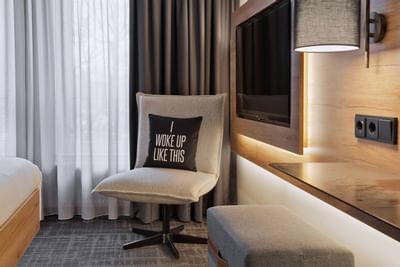 accommodation at Berlin (Moxy) Hotel