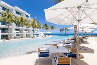Dining area by the outdoor pool, The Morgan Resort Spa Village
