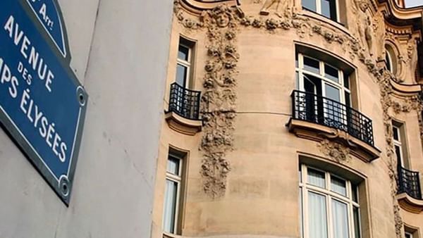 The exterior of Champs Elysees near Hôtel Westminster - Paris