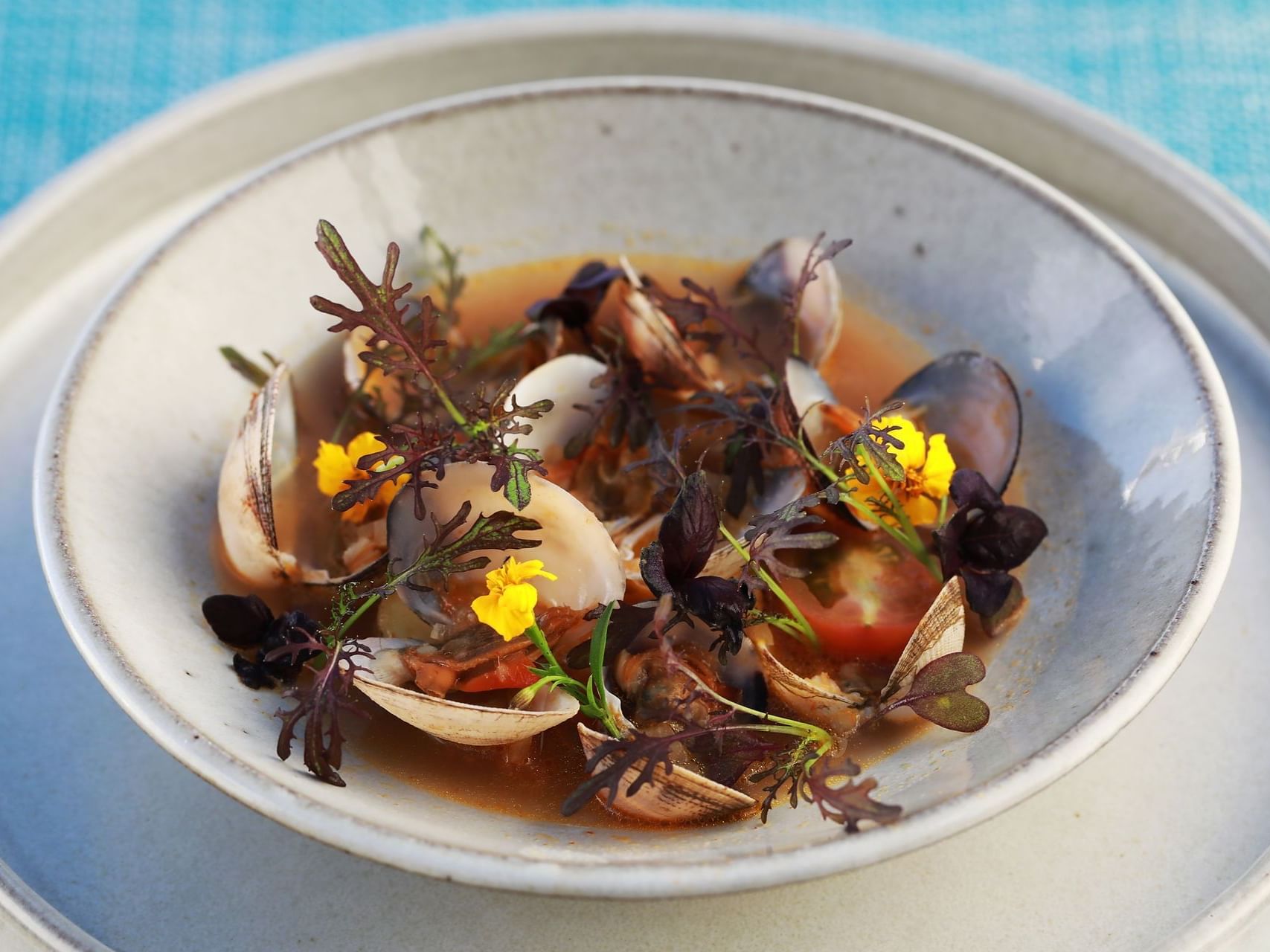 Closeup of dish served in Alma Restaurant at Punta Islita Hotel