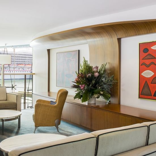 Lobby lounge area at Pullman Quay Grand Sydney Harbour