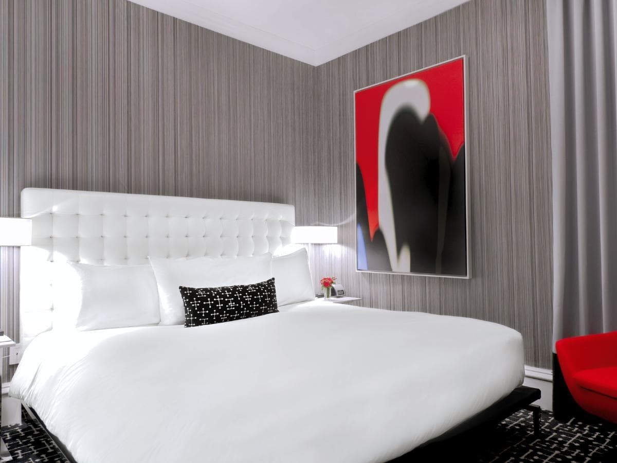 Deluxe Accommodations with 1 King Bed inside Moderne Hotel NYC