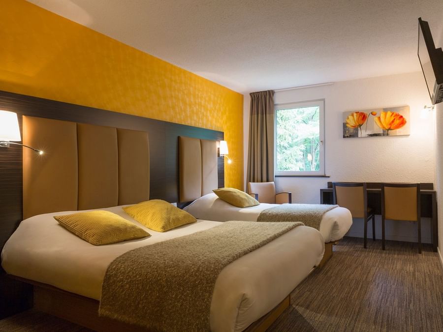 Interior of the Family bedroom at Hotel Aster