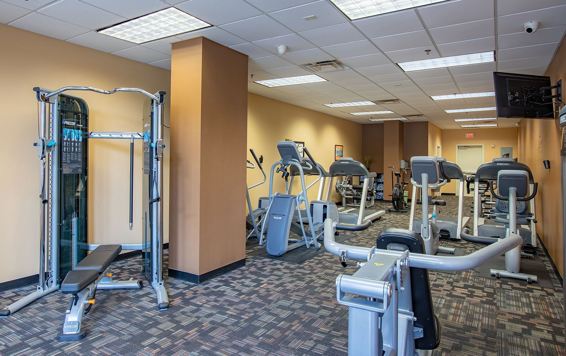 Exercise machines in Fitness Center at Lake Buena Vista Resort Village & Spa