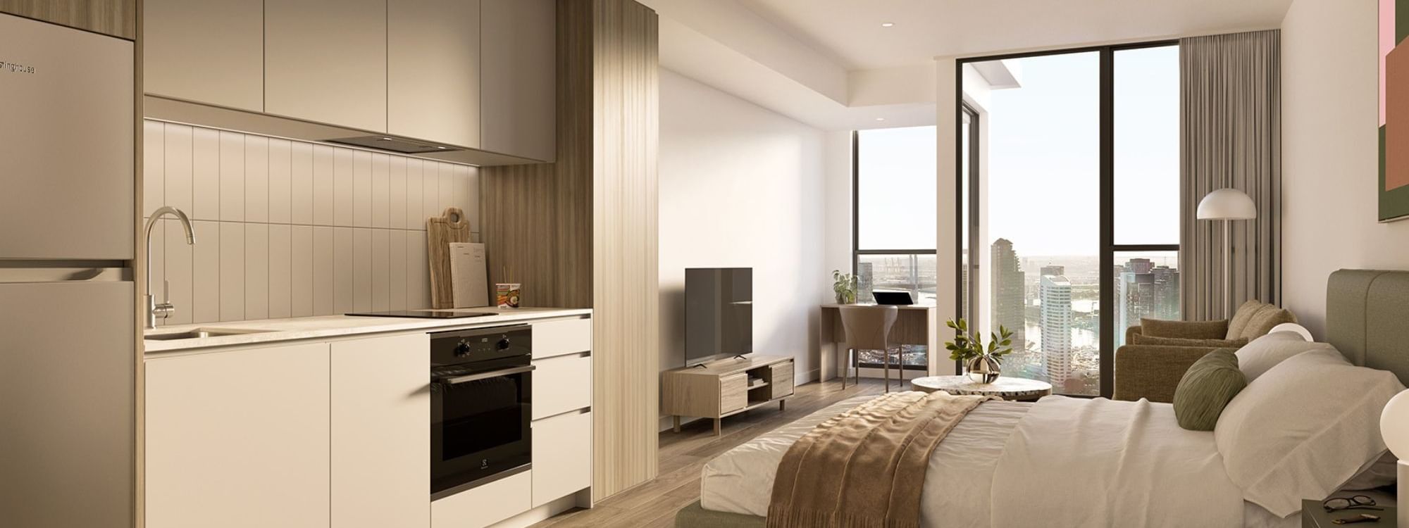The Archive Studio Apartment Render