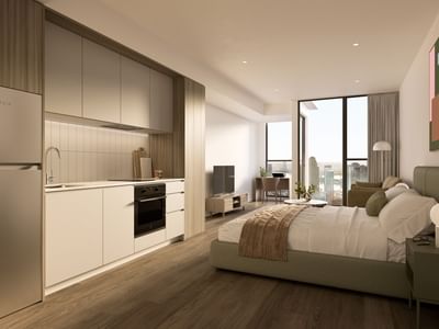 The Archive - Studio Apartment Render