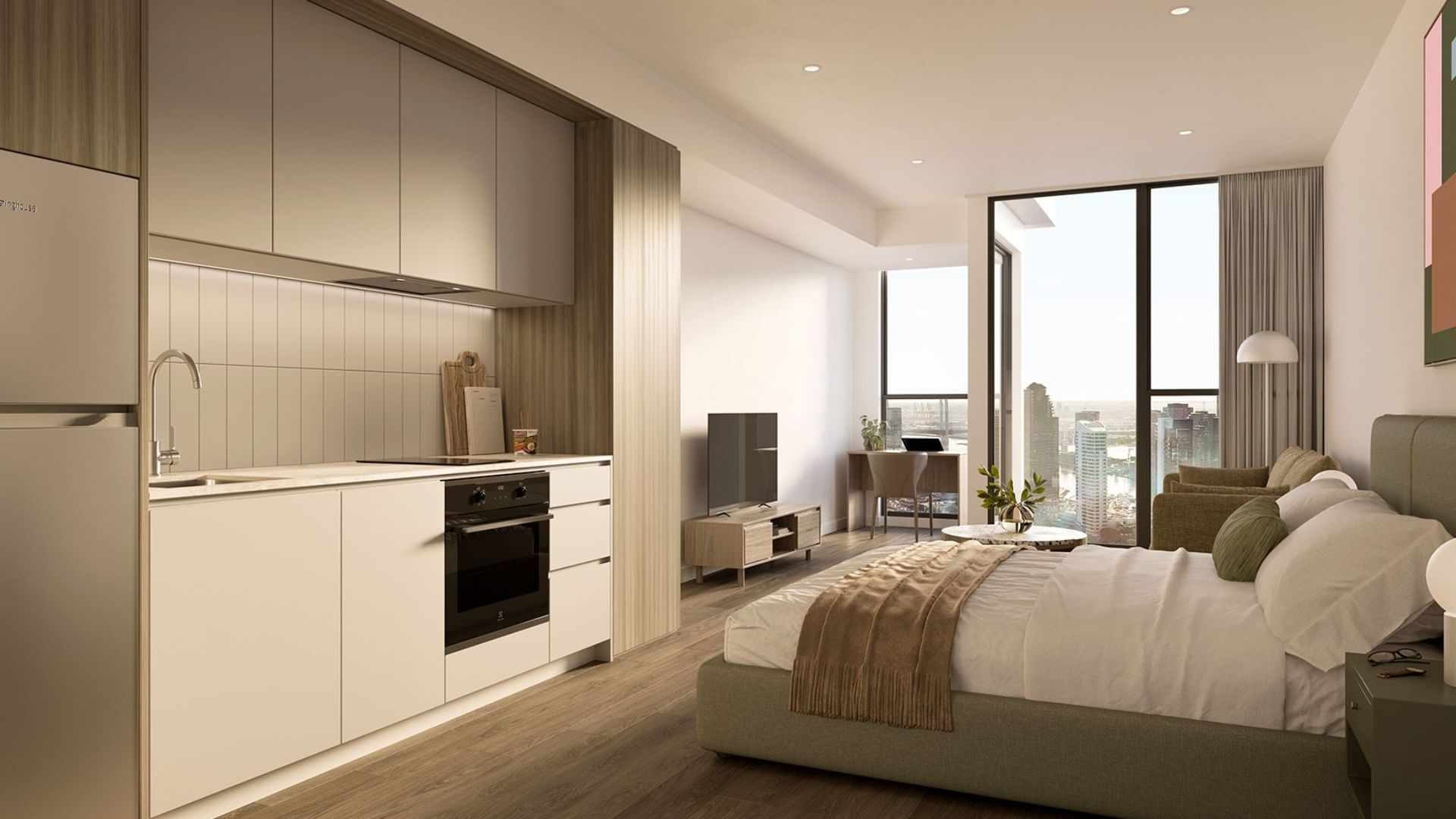 The Archive - Studio Apartment Render