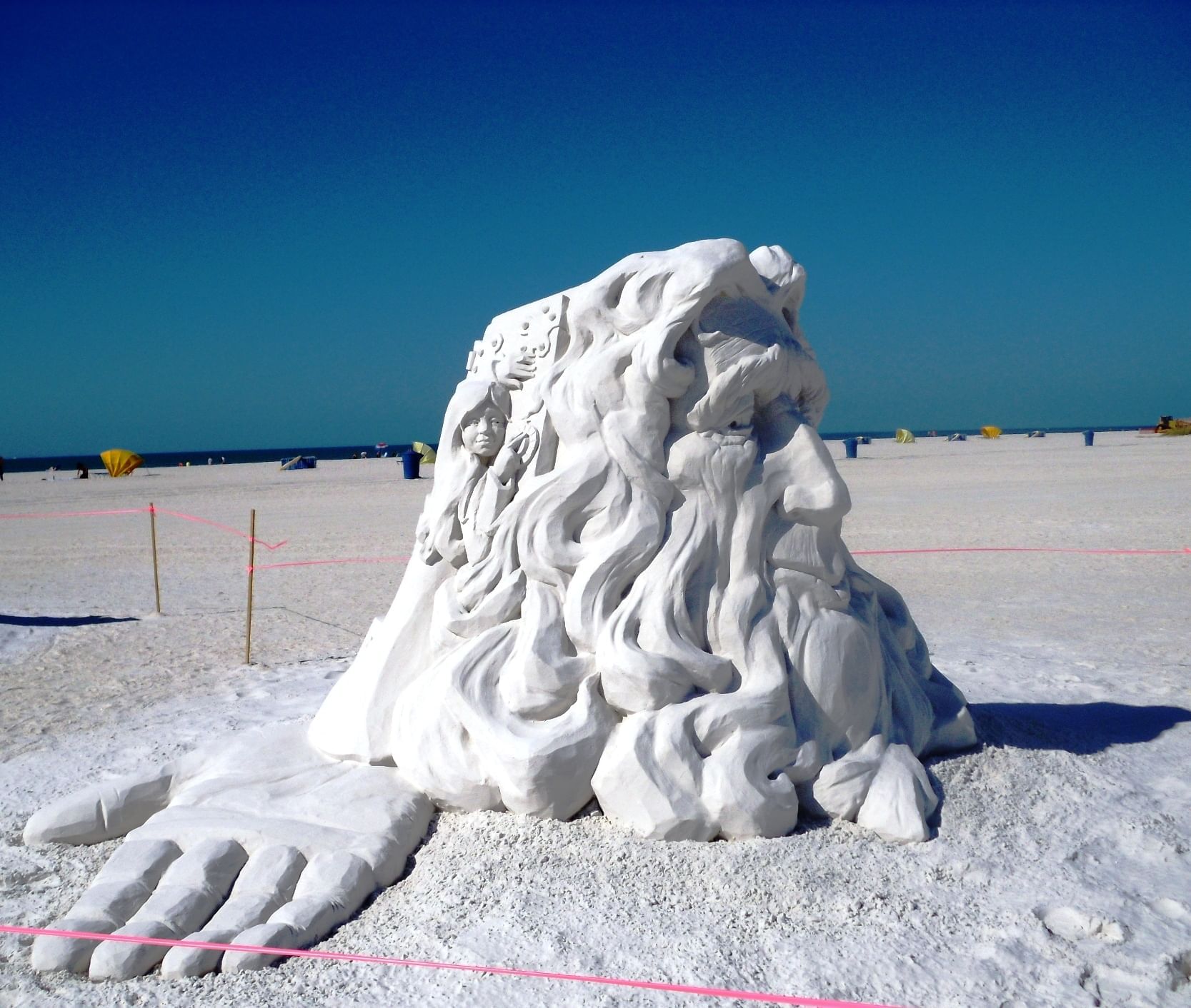Sand Sculptures Decorate Beaches in Sea Isle