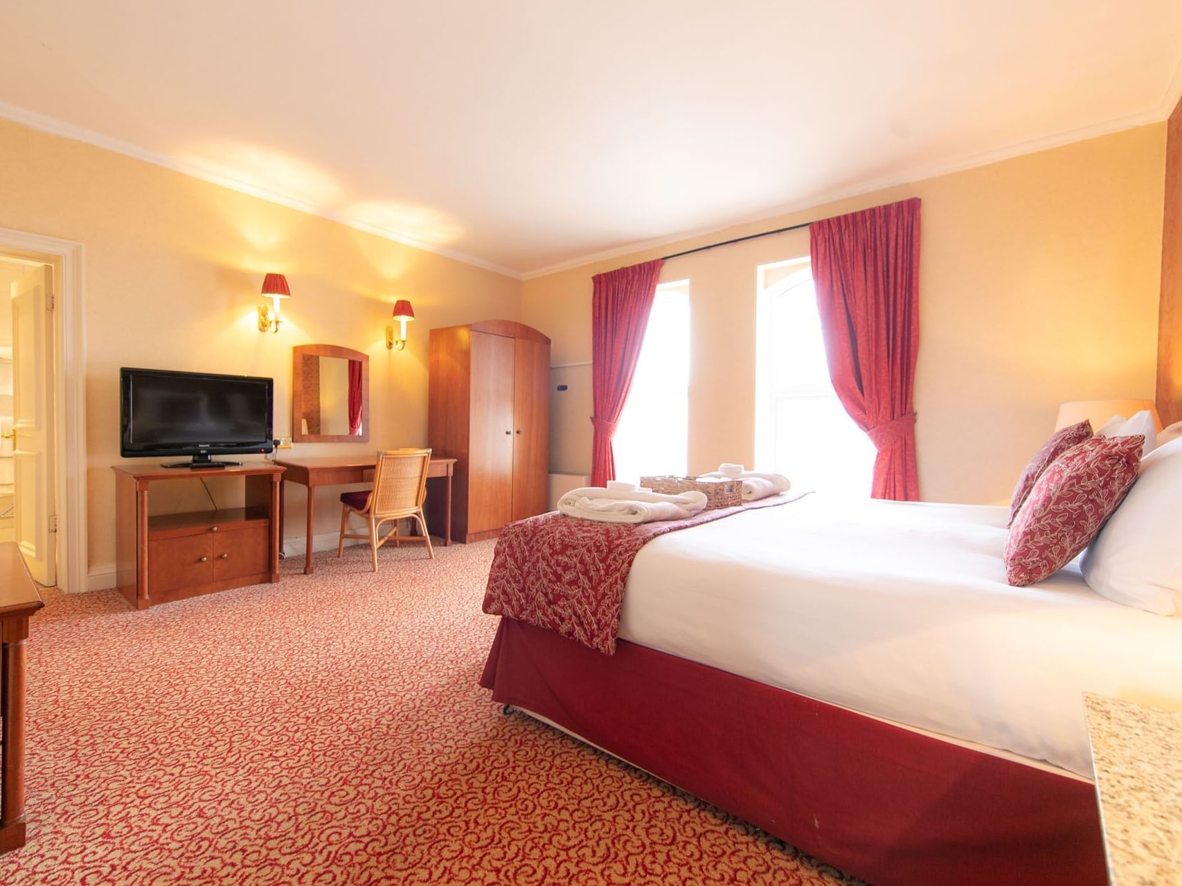 Bed in Premium Double Room, The Imperial Hotel Blackpool