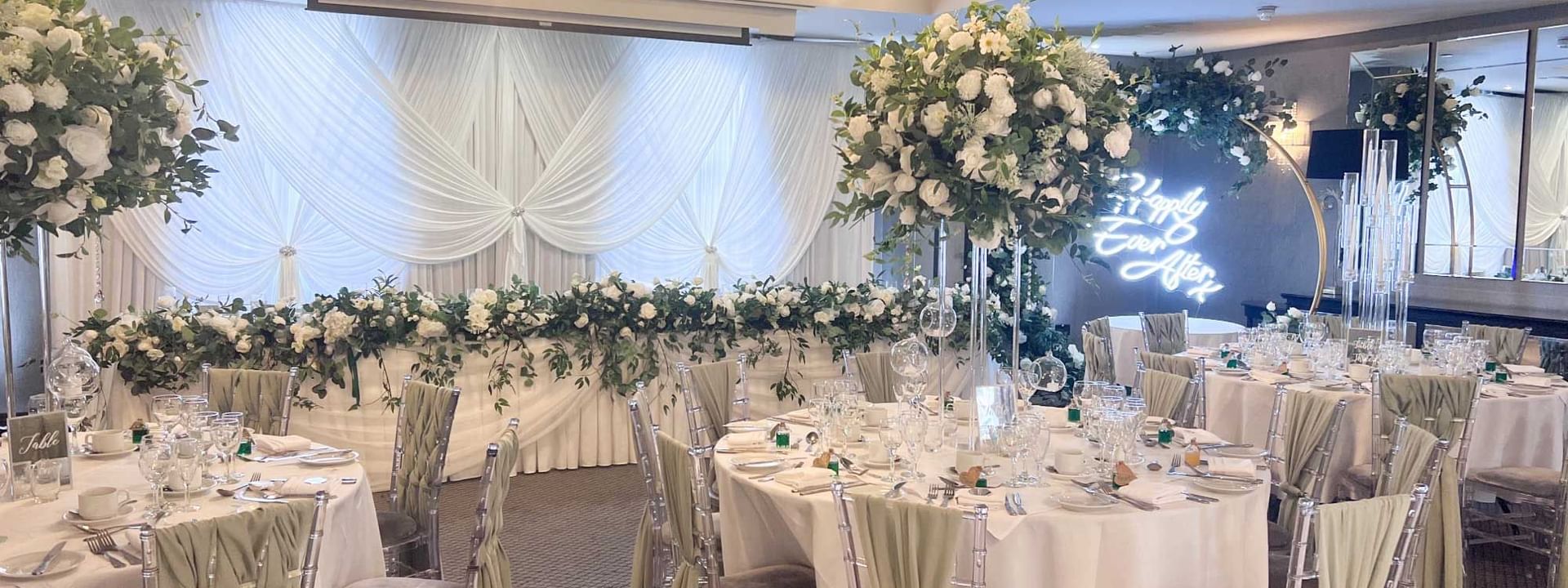 Whitmore arranged for a wedding at Orsett Hall Hotel