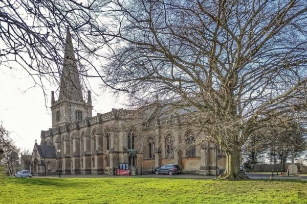 Exterior view of Buckingham Parish Church.