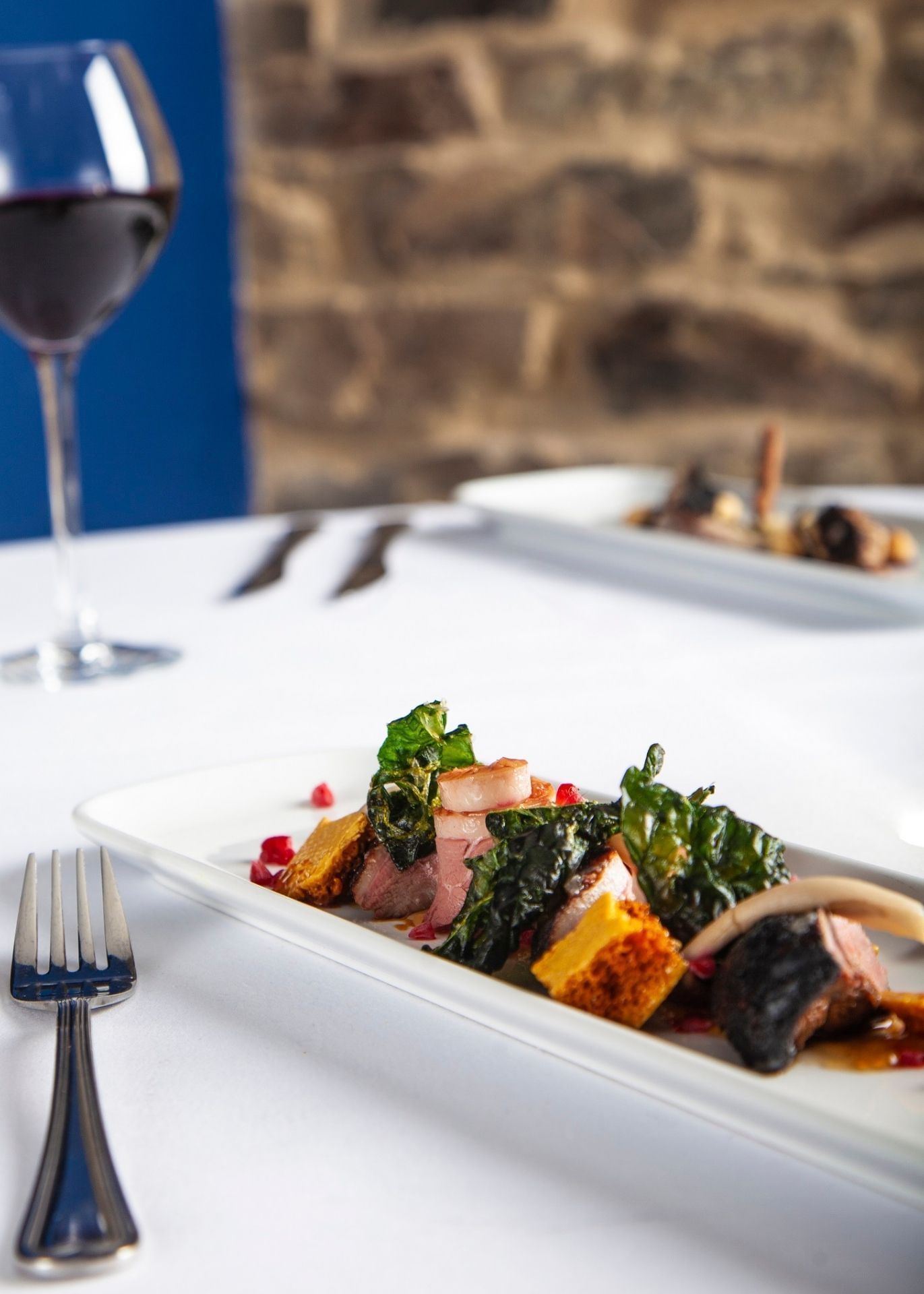evening dish at The Cornwall Hotel