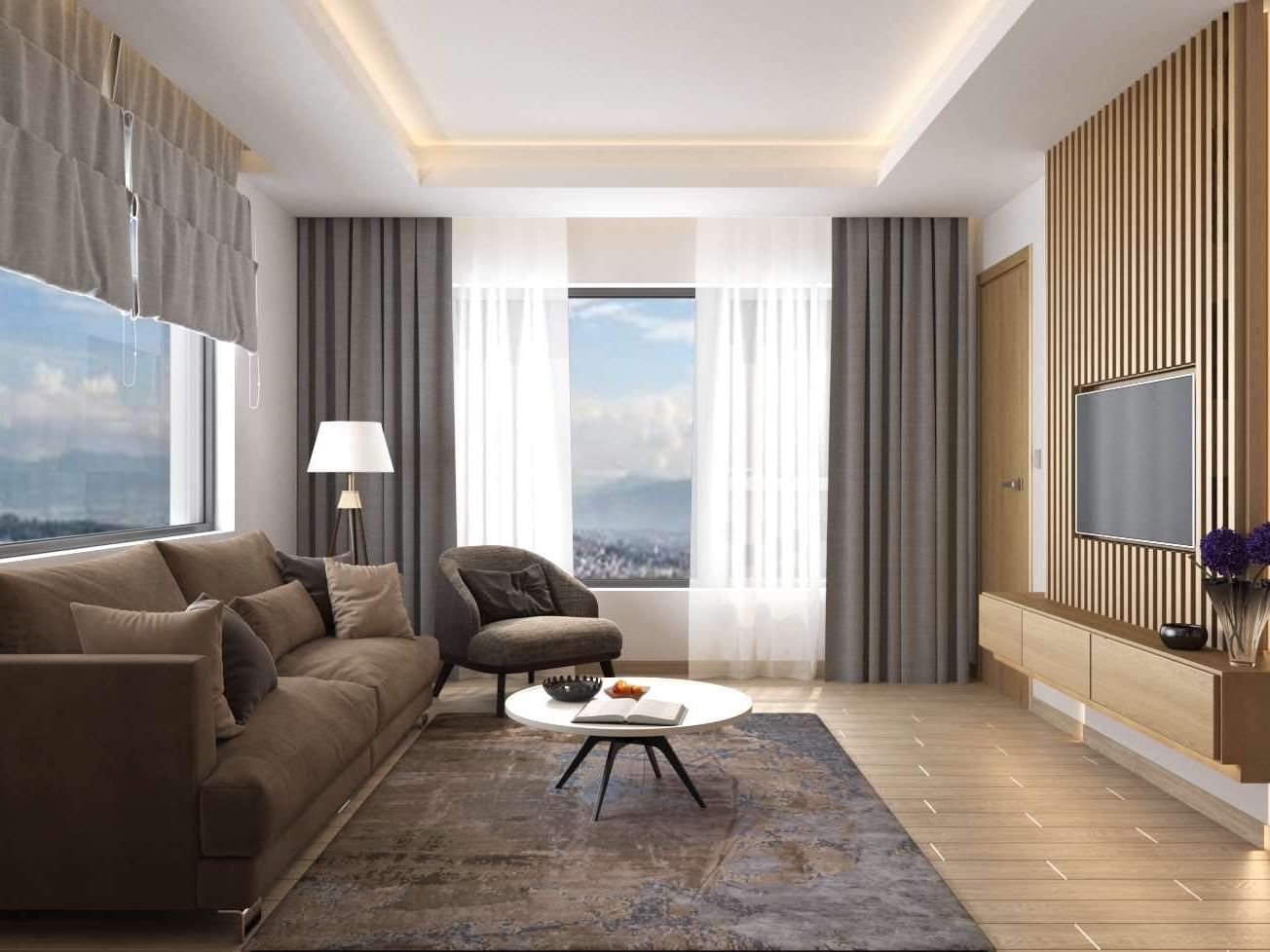 Interior of the Livingroom in Suite Ocean View at Eastin Hotels