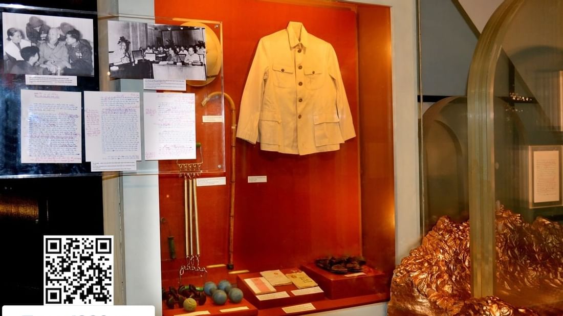 Exhibits on display in Ho Chi Minh Museum near Sunway Hotel Hanoi