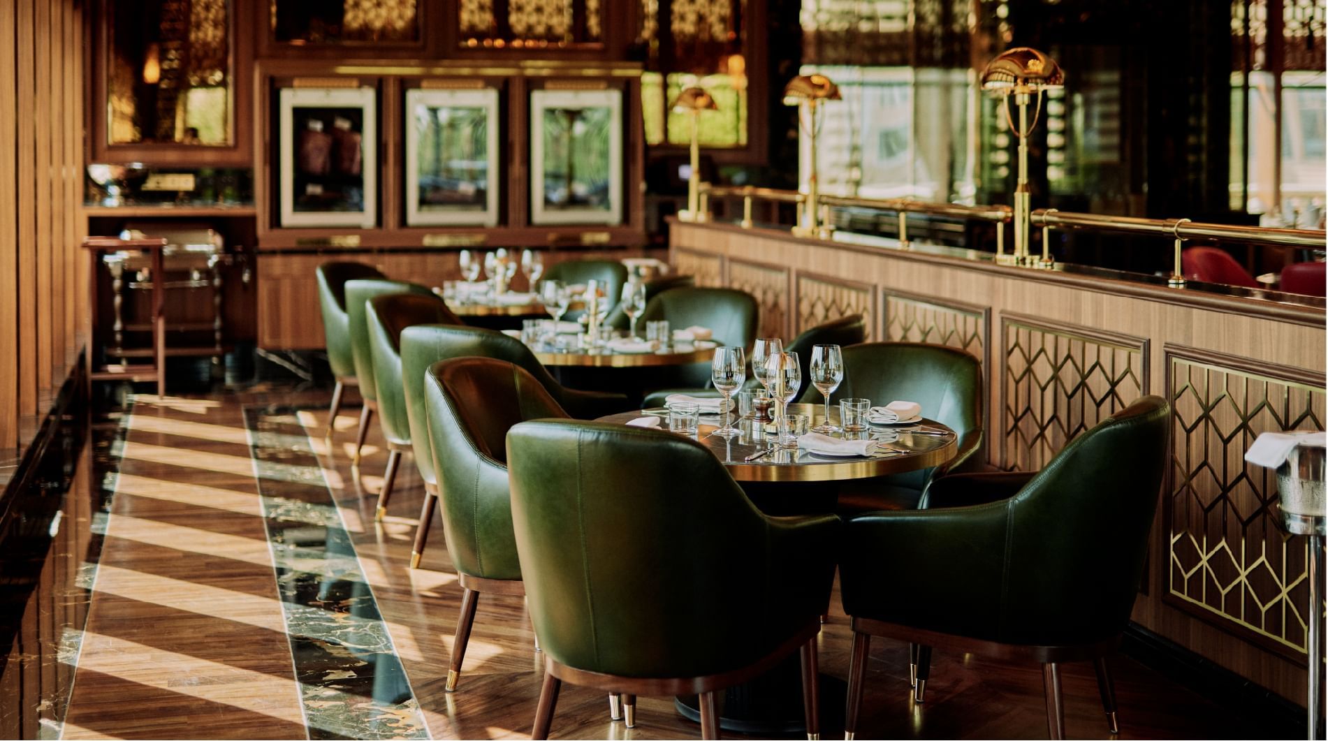 Dining table setup in a restaurant at Sunway Lagoon Hotel