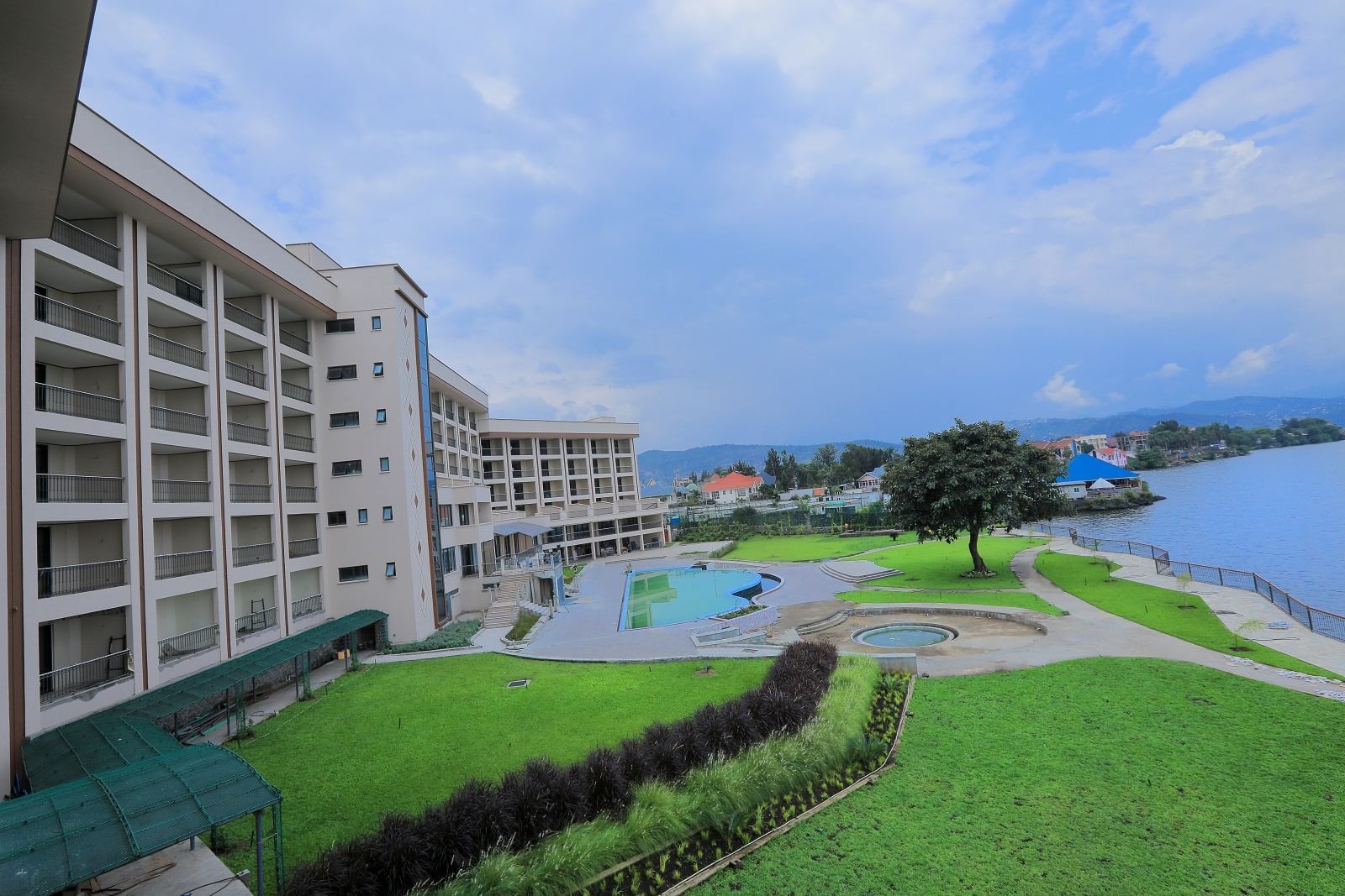 Exterior view of the hotel at Goma Serena Hotel