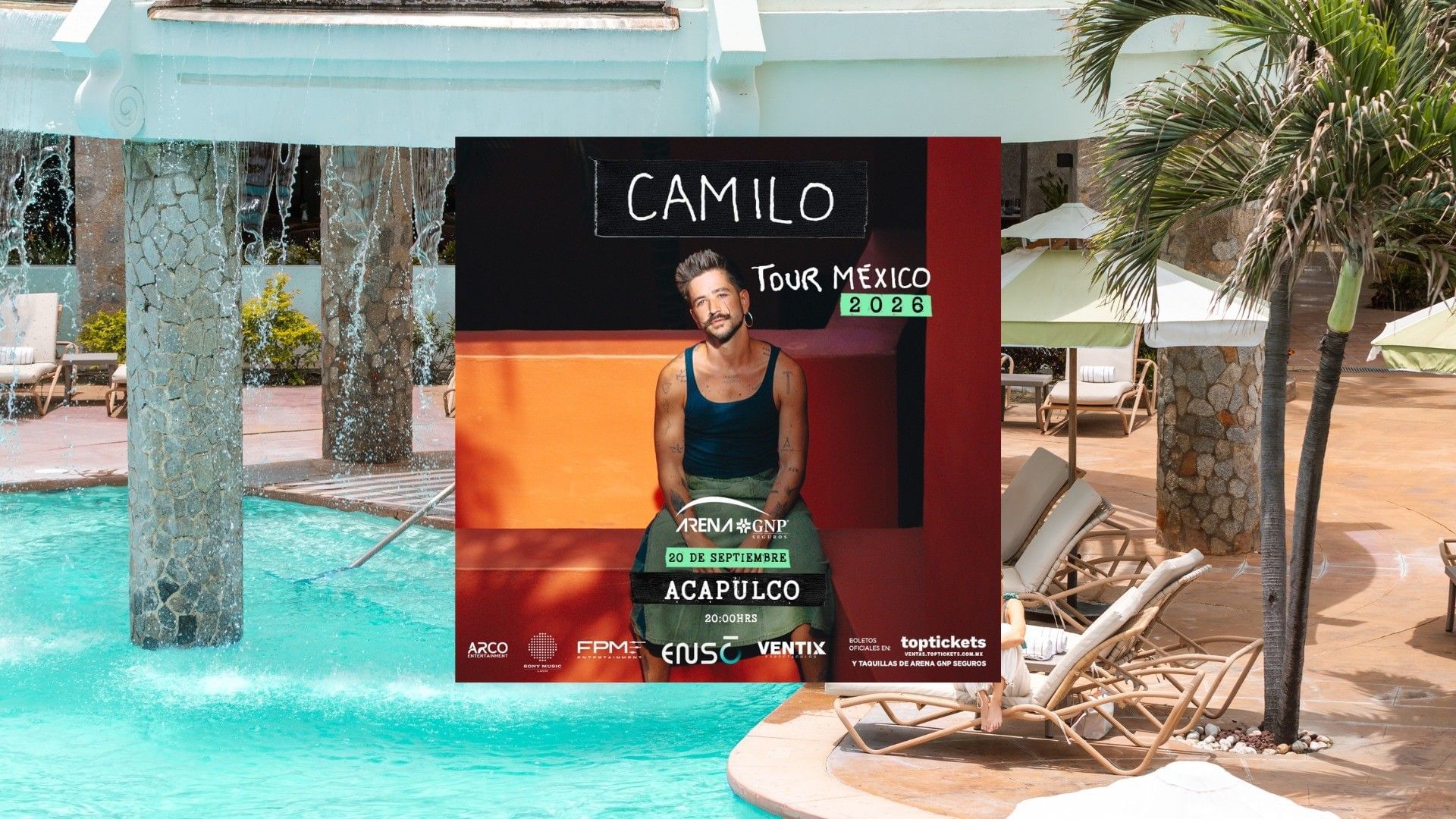 Hospedaje + Concierto de Camilo