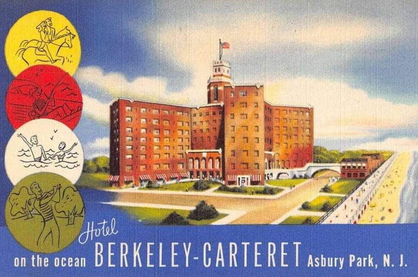 Vintage Postcard of Berkeley Carteret