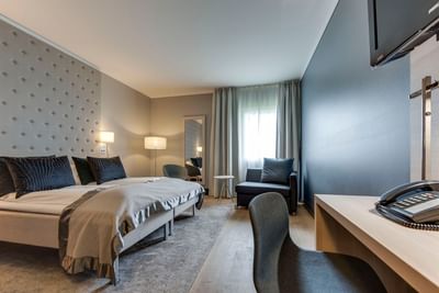 Tyrifjord Hotel Norge Skandinavisk rom med utsikt over innsjøen