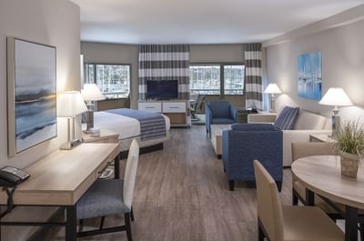 Executive suite with a view of San Diego Bay at Bay Club Hotel