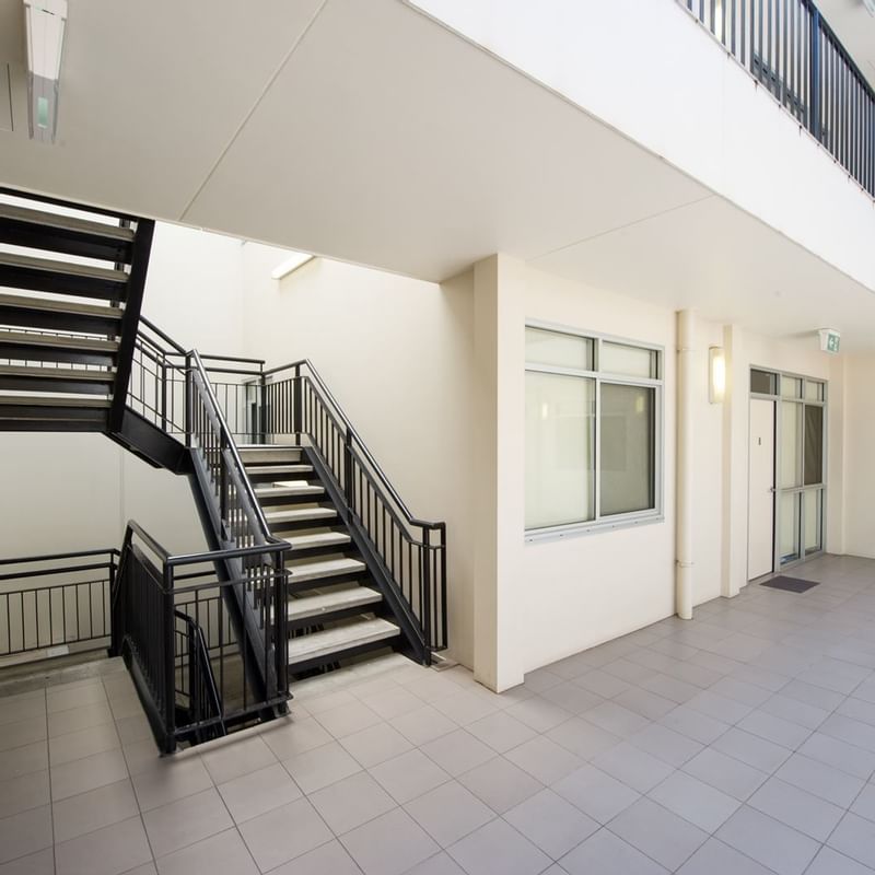Student Living - City West_Inside the 2 Level Student Living City West complex