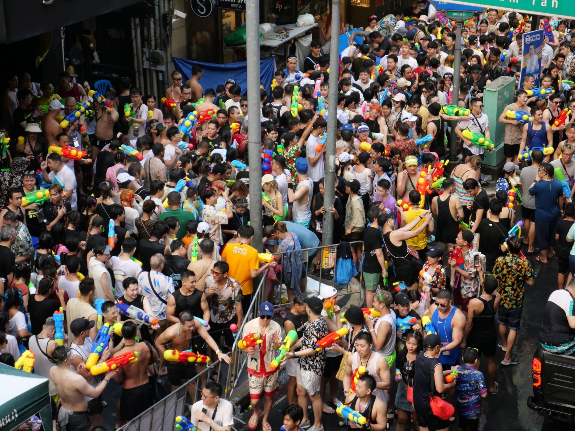 Silom Road - Songkran Festival 2024: Celebrate Songkran in Bangkok, Thailand