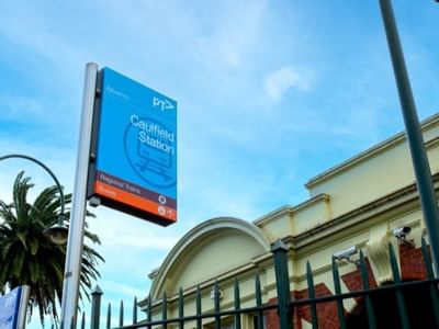 Caulfield rail station