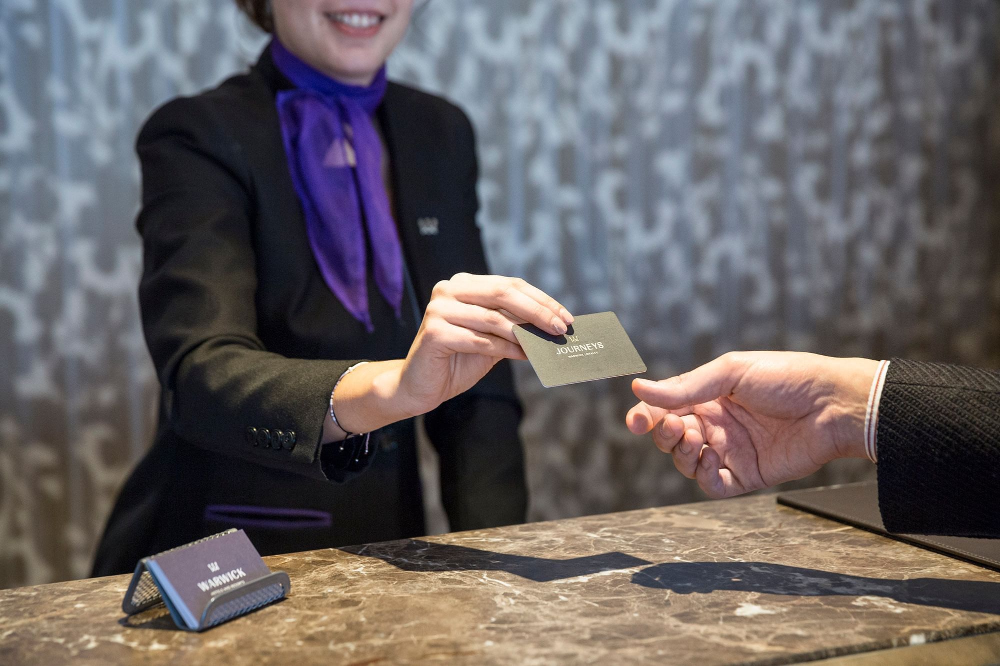 Guest Checking-in as a Warwick Journeys member