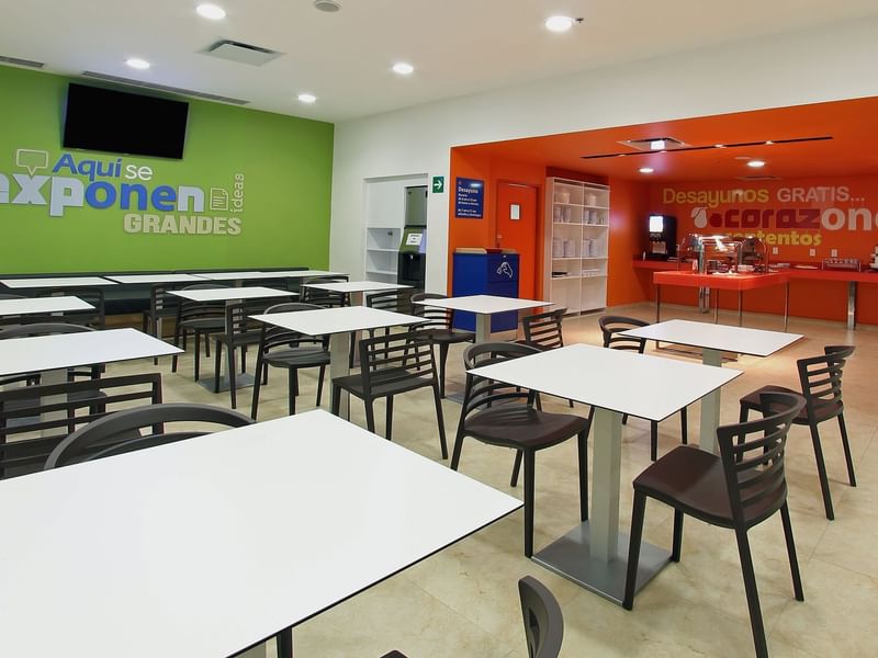 Interior of a breakfast room at One Hotels