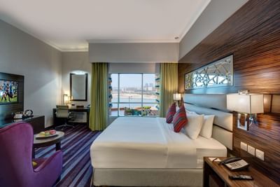 Deluxe Room at Ghaya Grand Hotel Dubai