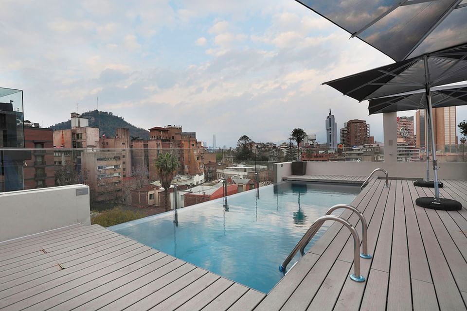 Pool at Hotel Cumbres Lastarria in Santiago, Chile
