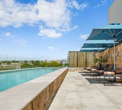 Pool area in Alberca at Mundo Imperial