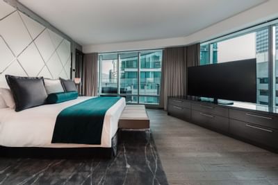 Interior of a Paradox One Bedroom Suite at Paradox Hotel