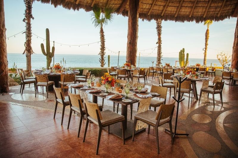 Tables in Pitahayas Restaurant
