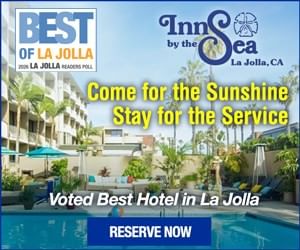 Inn by the Sea La Jolla—voted Best Hotel in La Jolla, 2026 La Jolla Readers Poll. Come for the sunshine, stay for the service. Reserve now.
