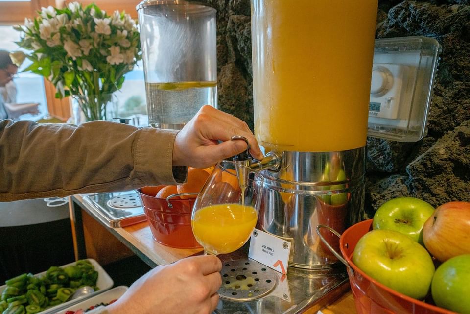 Buffet at Hotel Cumbres Puerto Varas in Chile