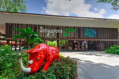 Singapore Zoo Entrance near Goodwood Park Hotel
