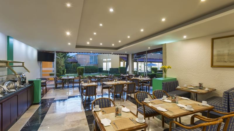 Interior of the restaurant at Gamma Pachuca