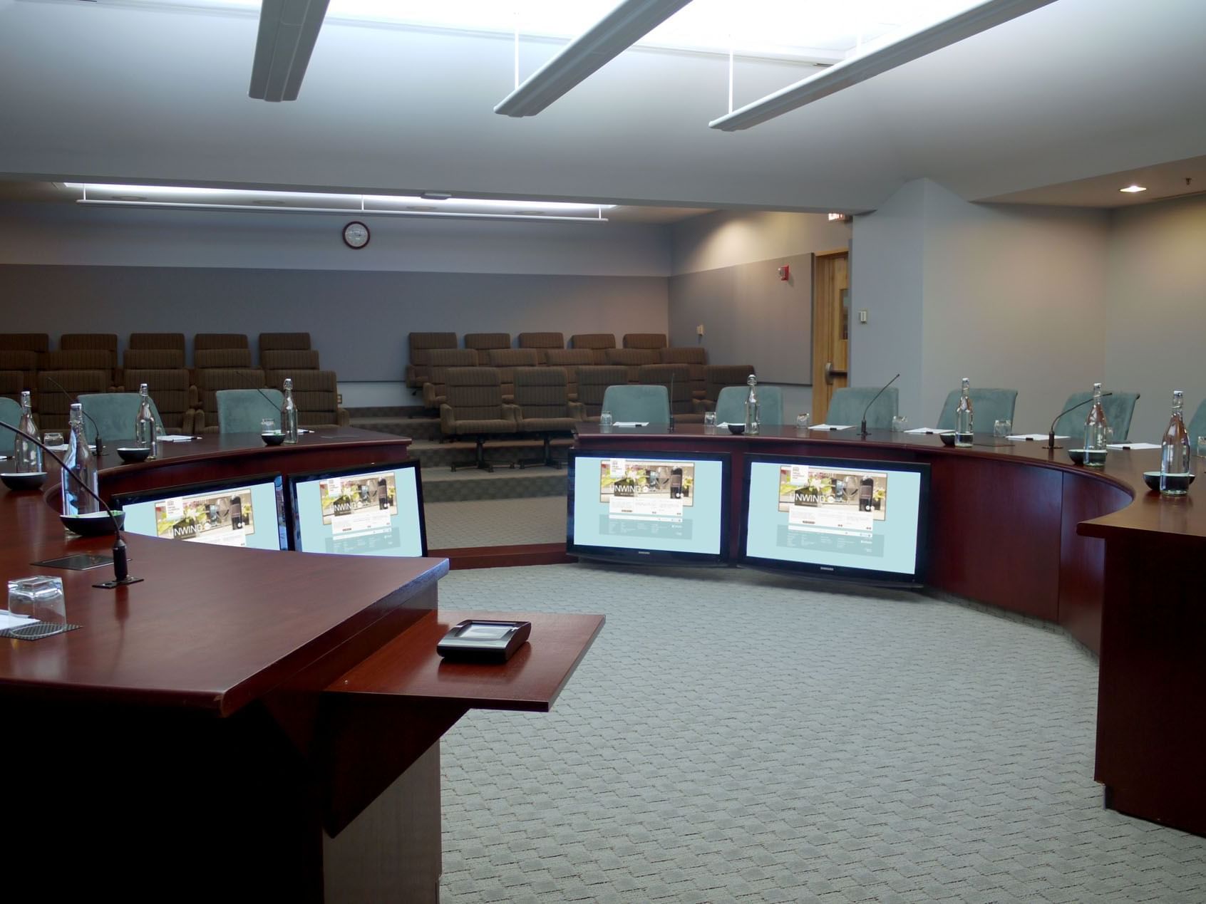 Executive Boardroom setup at Kellogg Conference Center