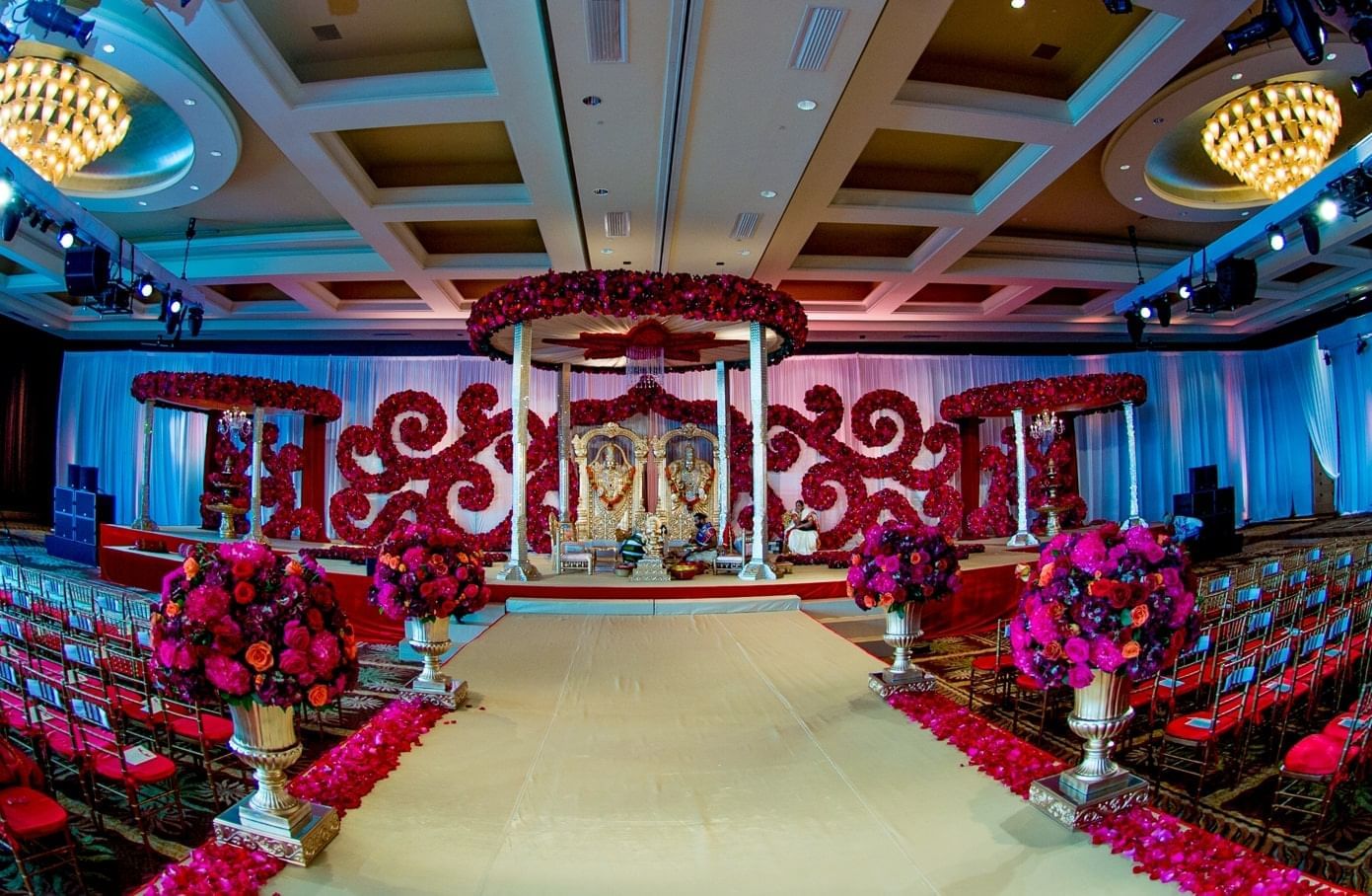Traditional Indian wedding event in a Hall, The Diplomat Resort