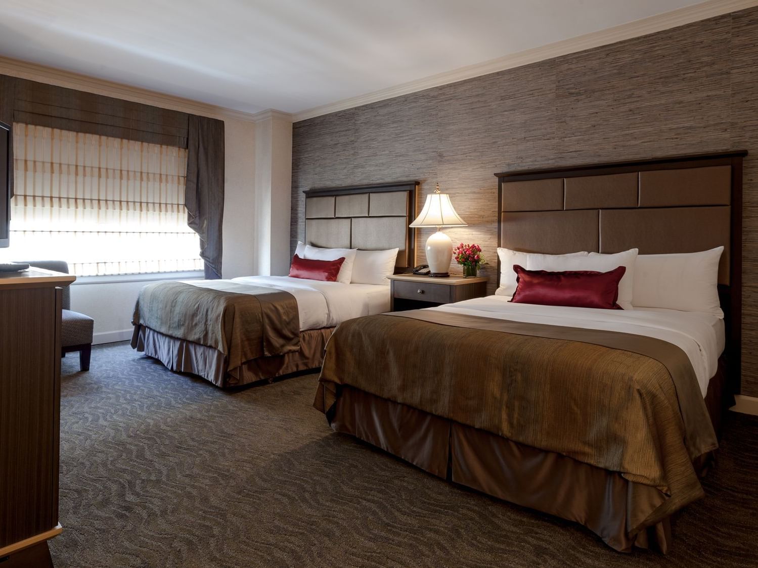 Two queen beds in Superior Double Queen Room at The Whitehall