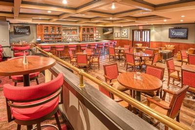 Interior of Finish Line Grill & Bar at MCM Elegante Suites
