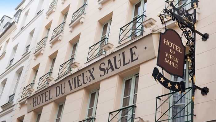 Exterior of Hotel du Vieux Saule