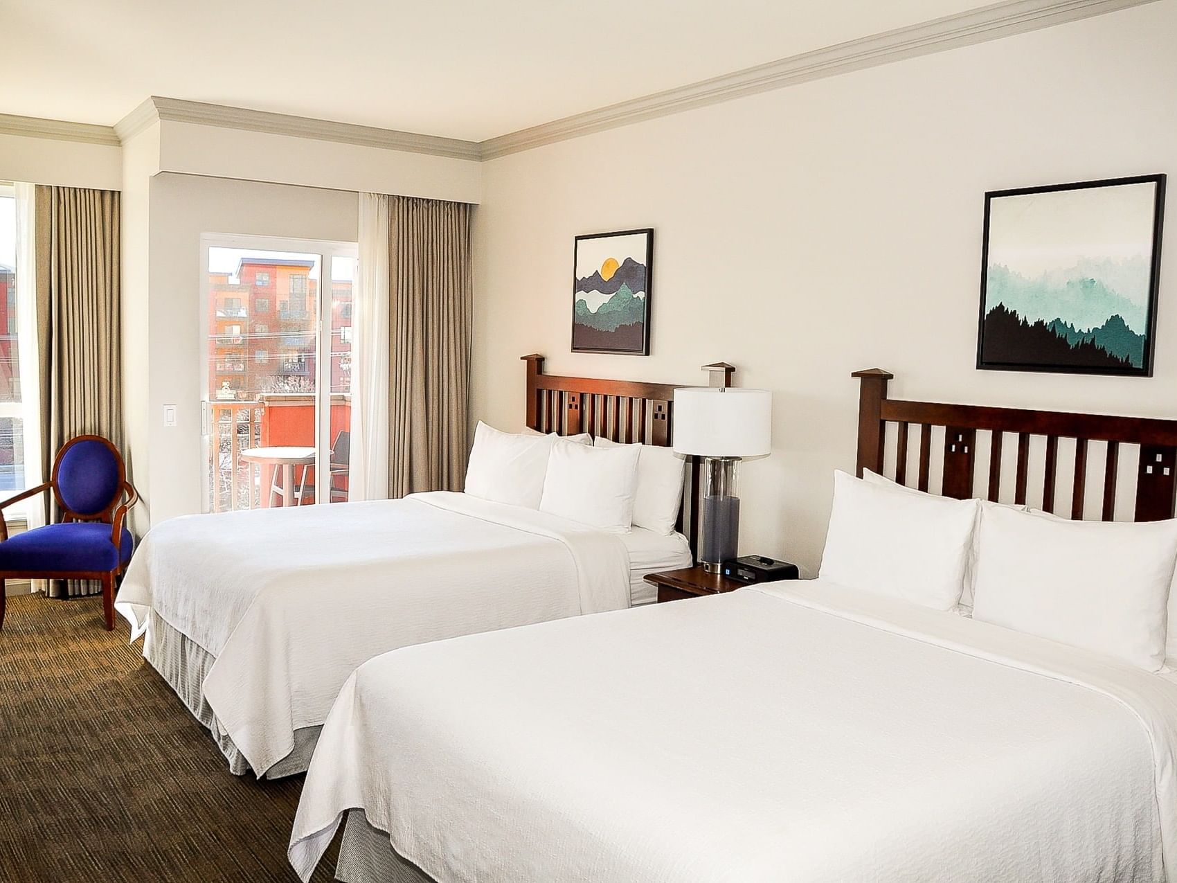 Deluxe Guest Room with two beds at Manteo Resort