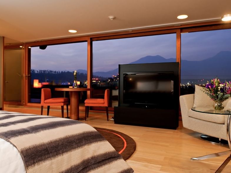 View of Mountains from hotel room at NOI Vitacura hotel