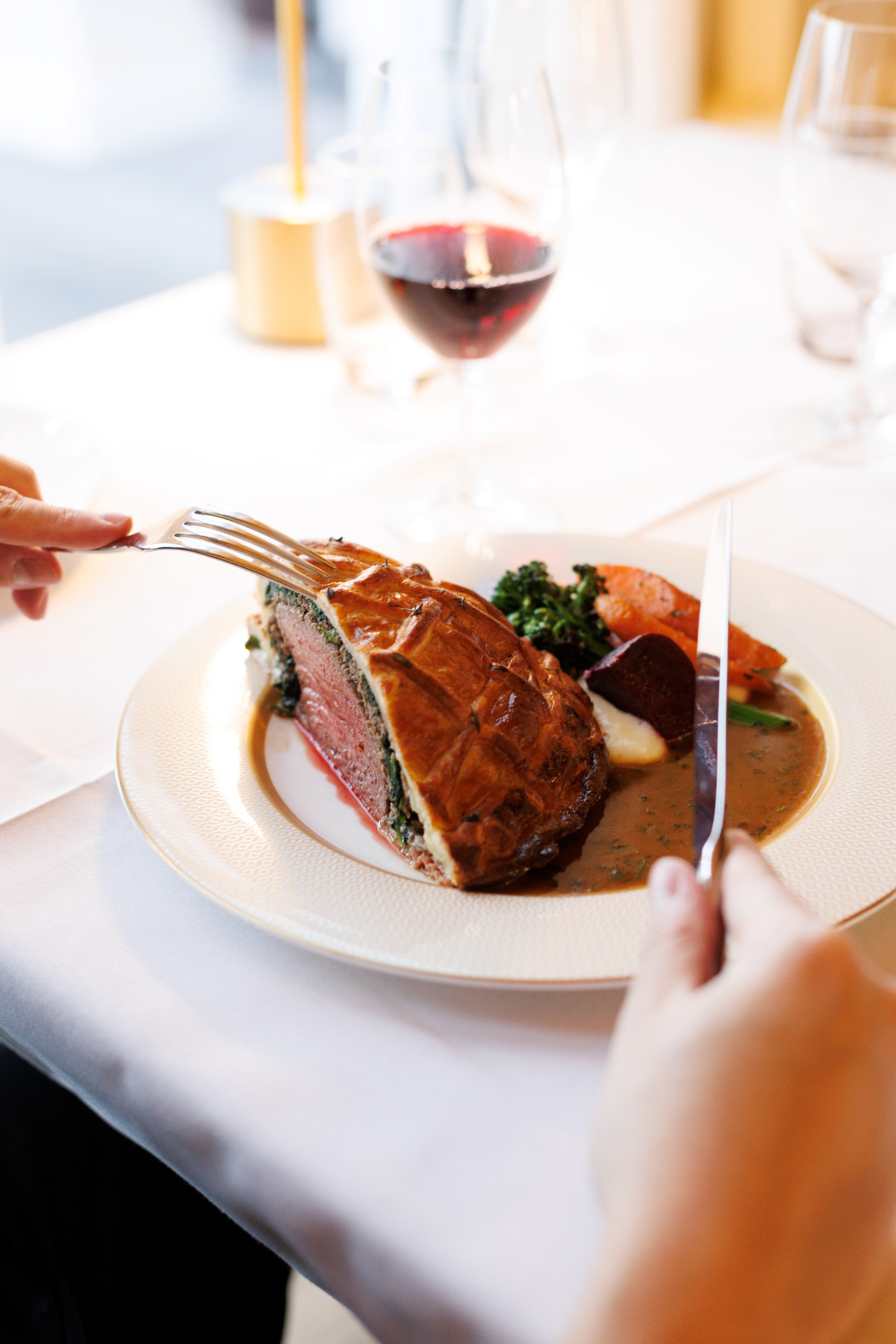 Beef Wellington at Hotel Eldorado