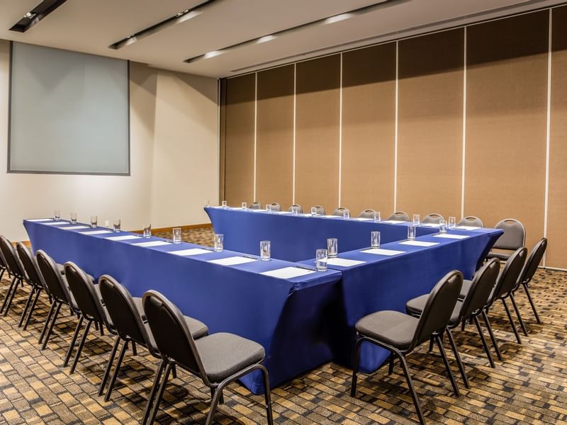 U shape setup in salon B room at Fiesta Inn Hotels