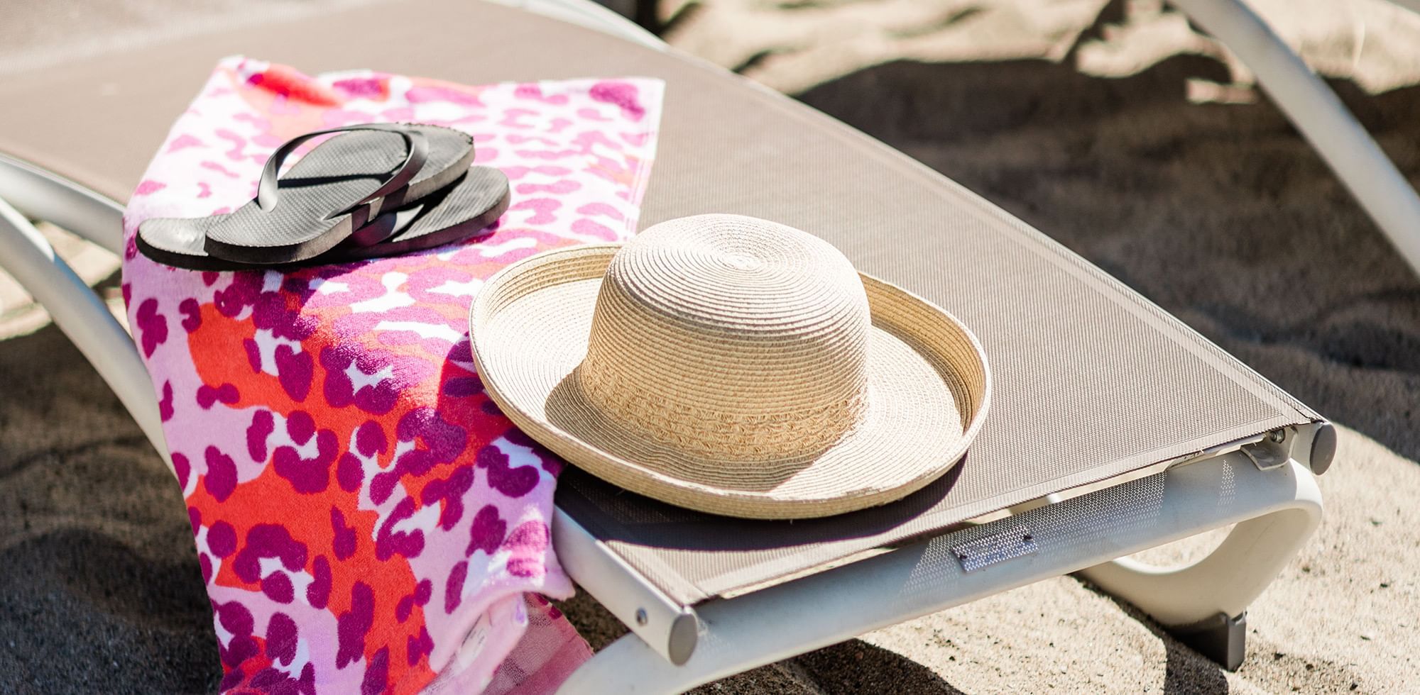 clothing on a beach chair