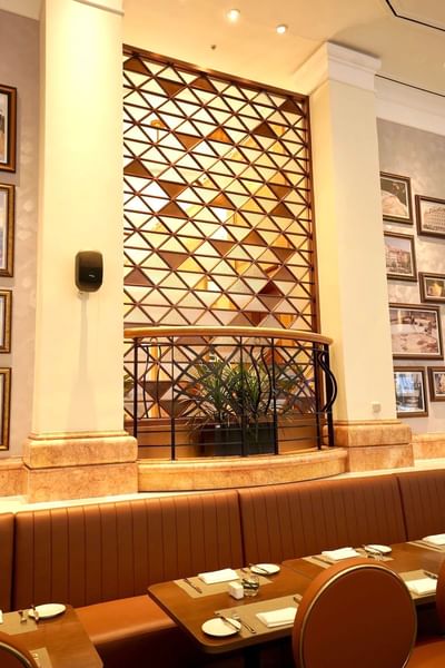 Dining area in Palm Court Lobby Lounge at Hanoi Daewoo Hotel