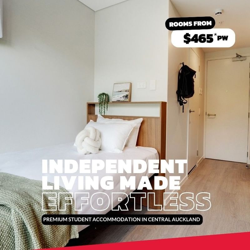 UniLodge Auckland Central Rooms From $465pw